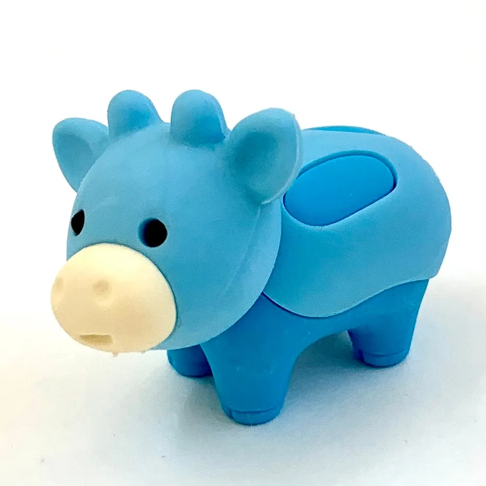 38454 IWAKO Colorz Cows -12 sets of 5 Erasers