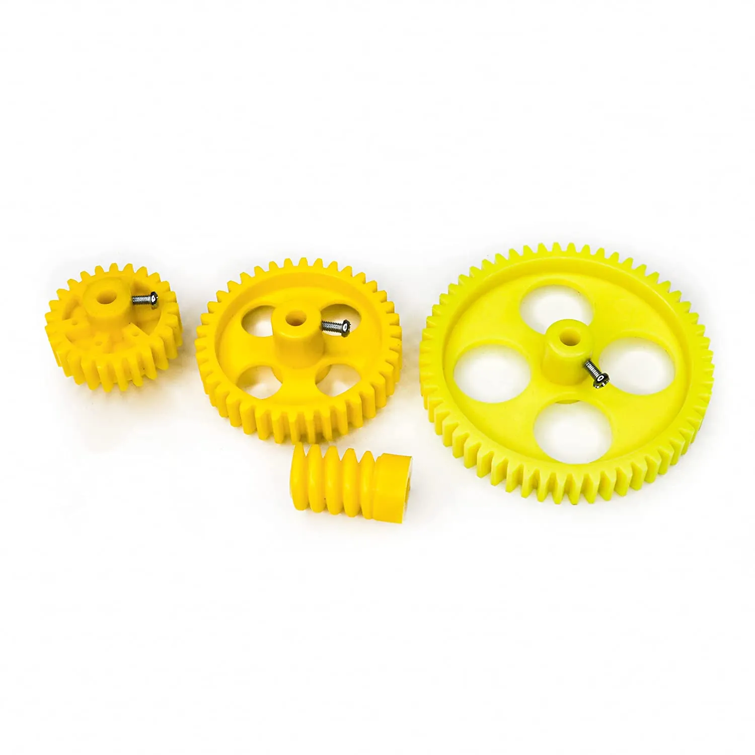 4pcs Yellow Plastic Gear 56 Tooth   38 Tooth   26 Tooth   6 Tooth Combo