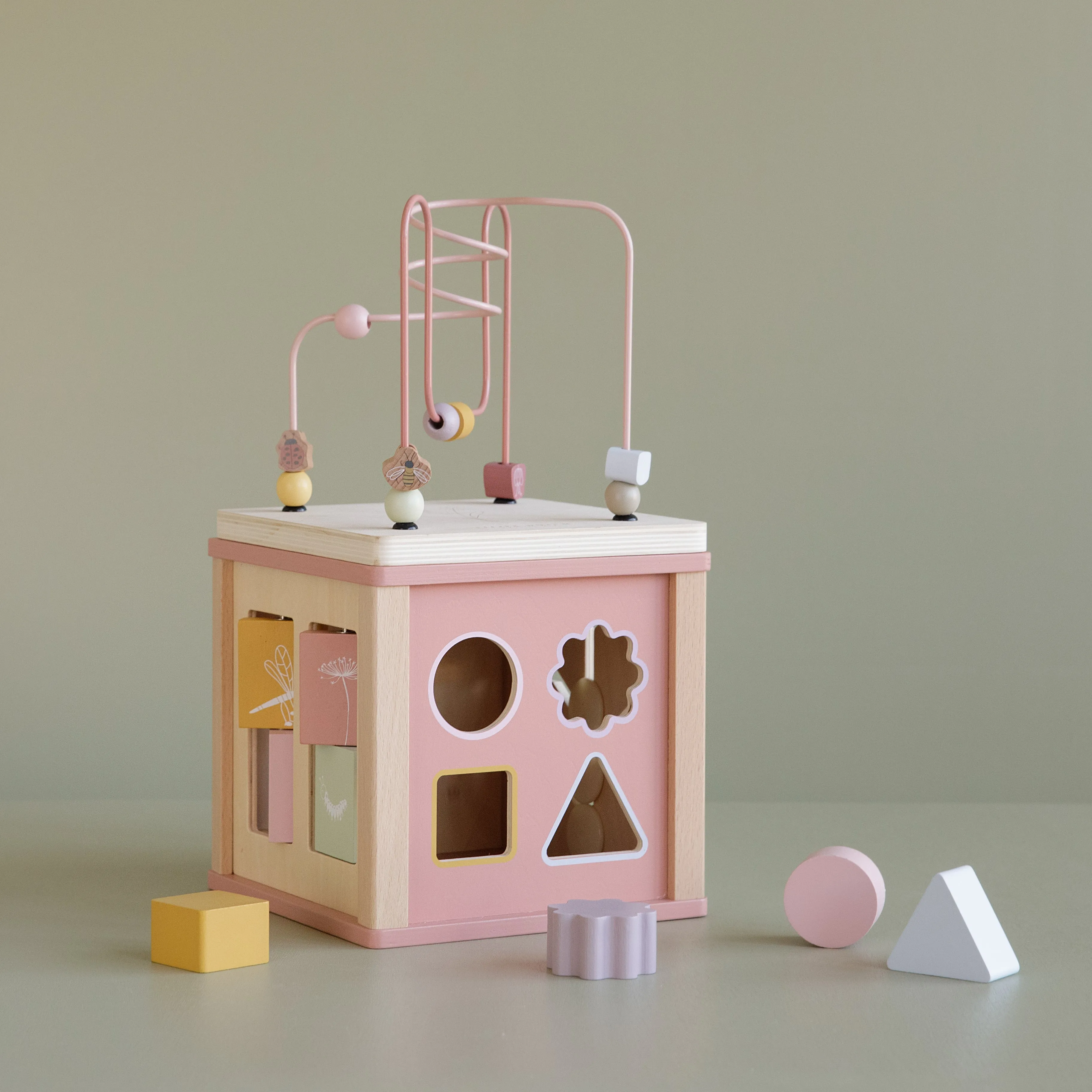 Activity Cube - Wild Flowers Pink