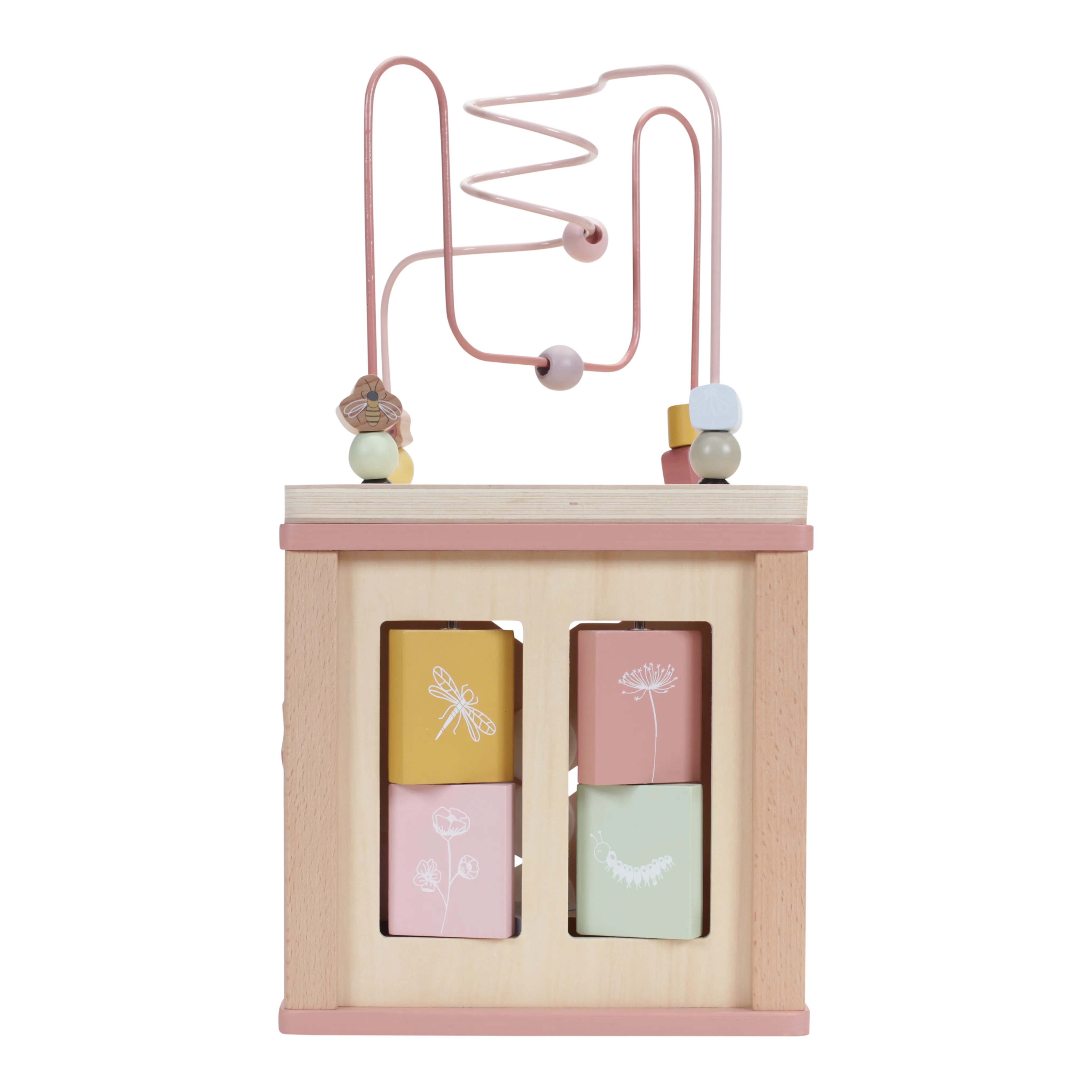 Activity Cube - Wild Flowers Pink