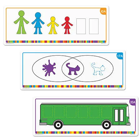 All About Me Family Counters Activity Cards