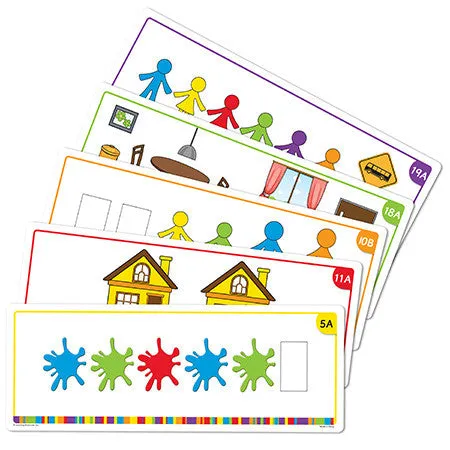 All About Me Family Counters Activity Cards