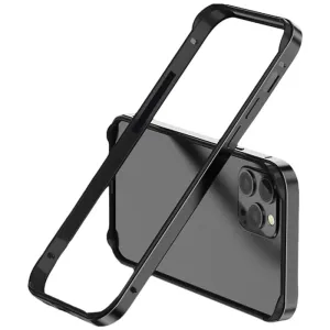 Aluminium Metal Bumper Frame Soft Inner Silicone Case for IPhone