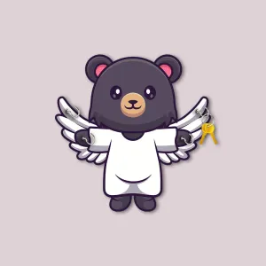 American Black Bear Key Holder