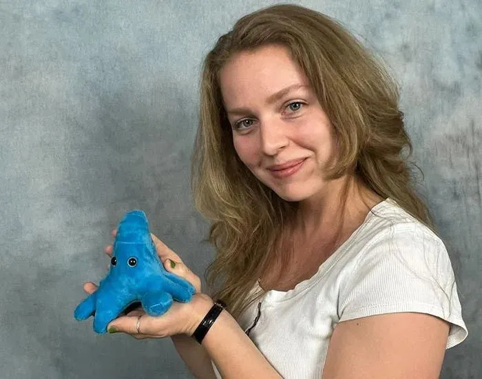 Amoeba Blue (Amoeba proteus) Giant Microbes Plush