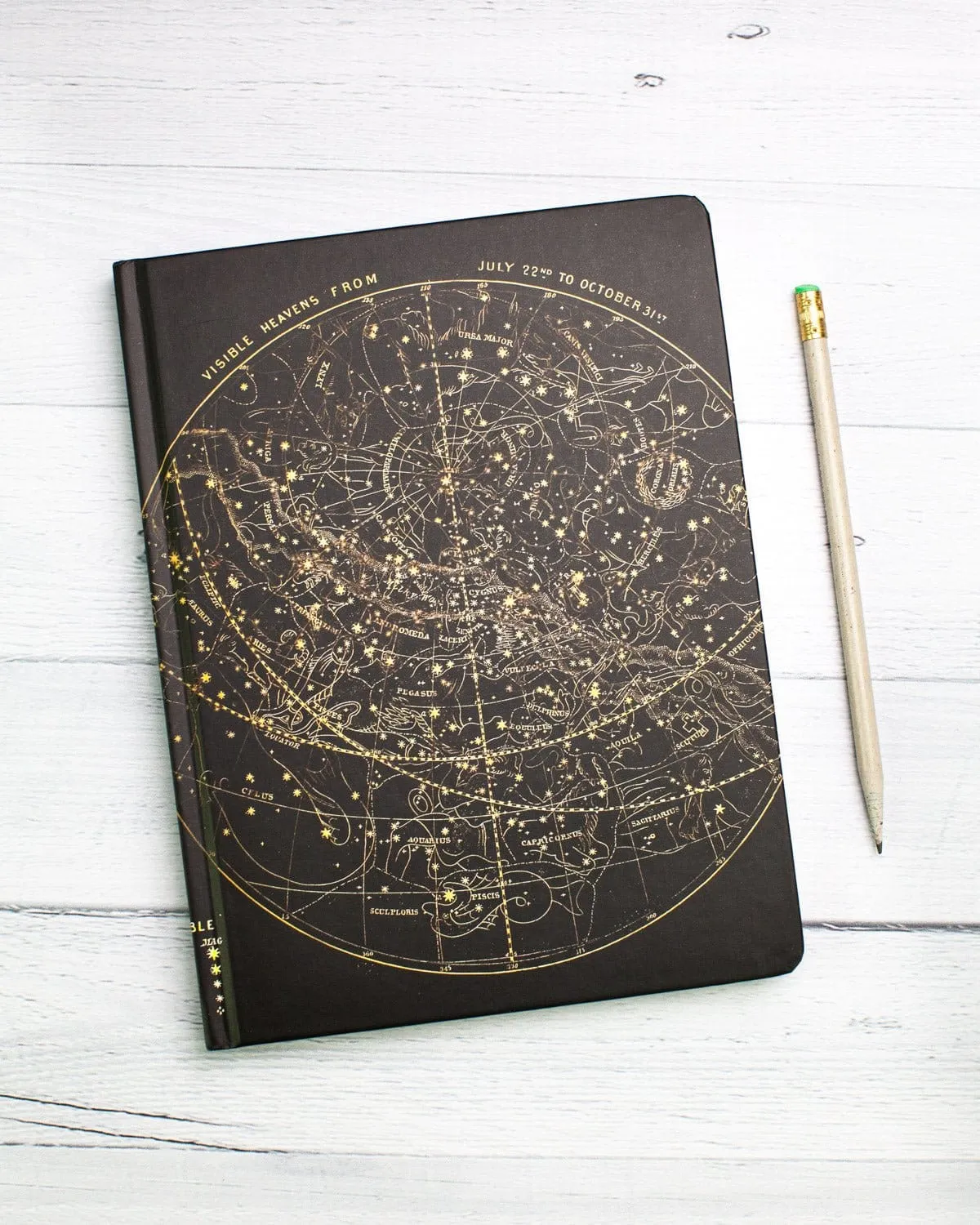 Astronomy Star Chart Hardcover Notebook - Dot Grid