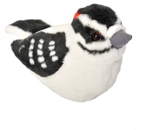 Audubon II Downy Woodpecker Stuffed Animal - 5"