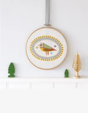 Birdie 2, Nancy Nicholson Embroidery Stitch Kit