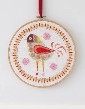 Birdie 4, Nancy Nicholson Embroidery Stitch Kit