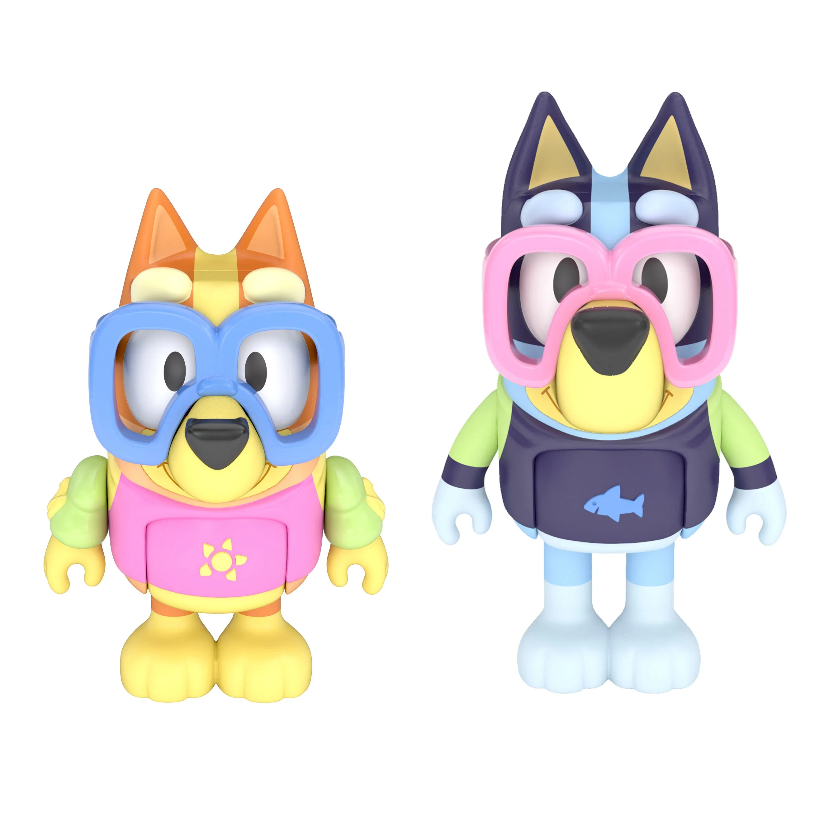 Bluey - Pool Time: Bluey & Bingo 2.5" Figures - 2 Pack