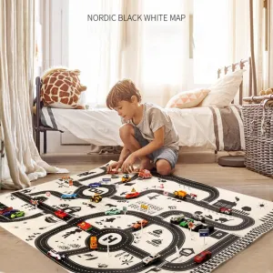 City Scene Car Park Floor Play Mat