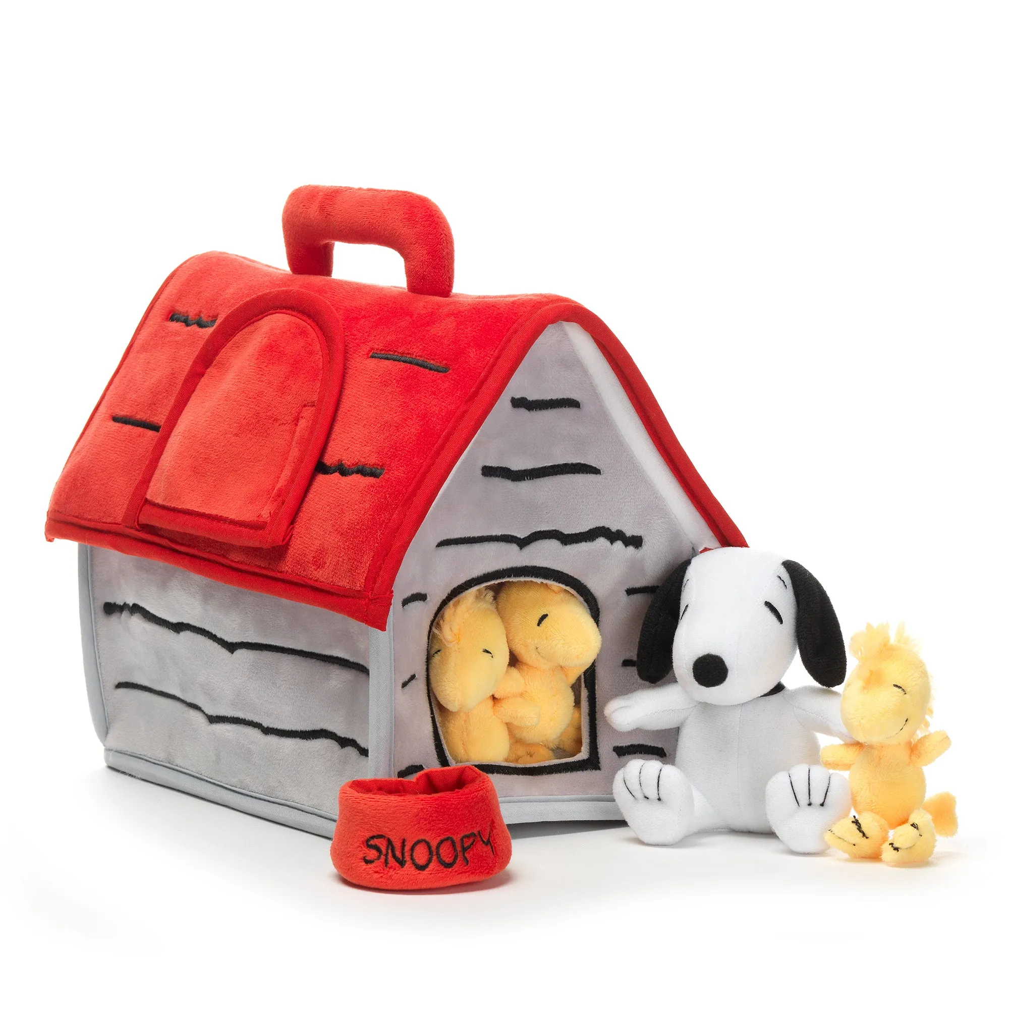 Classic Snoopy Interactive Plush Toy Doghouse with Animals