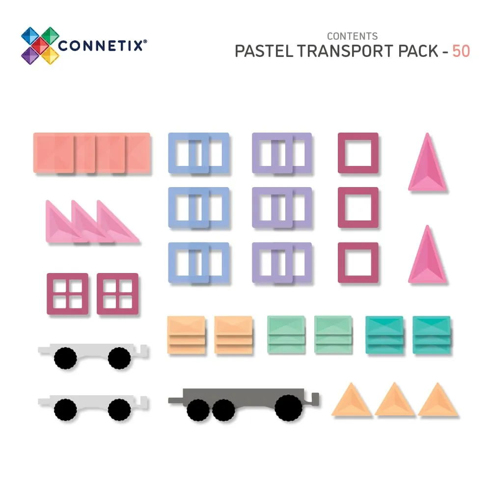 Connetix Transport Pack - 50 Piece