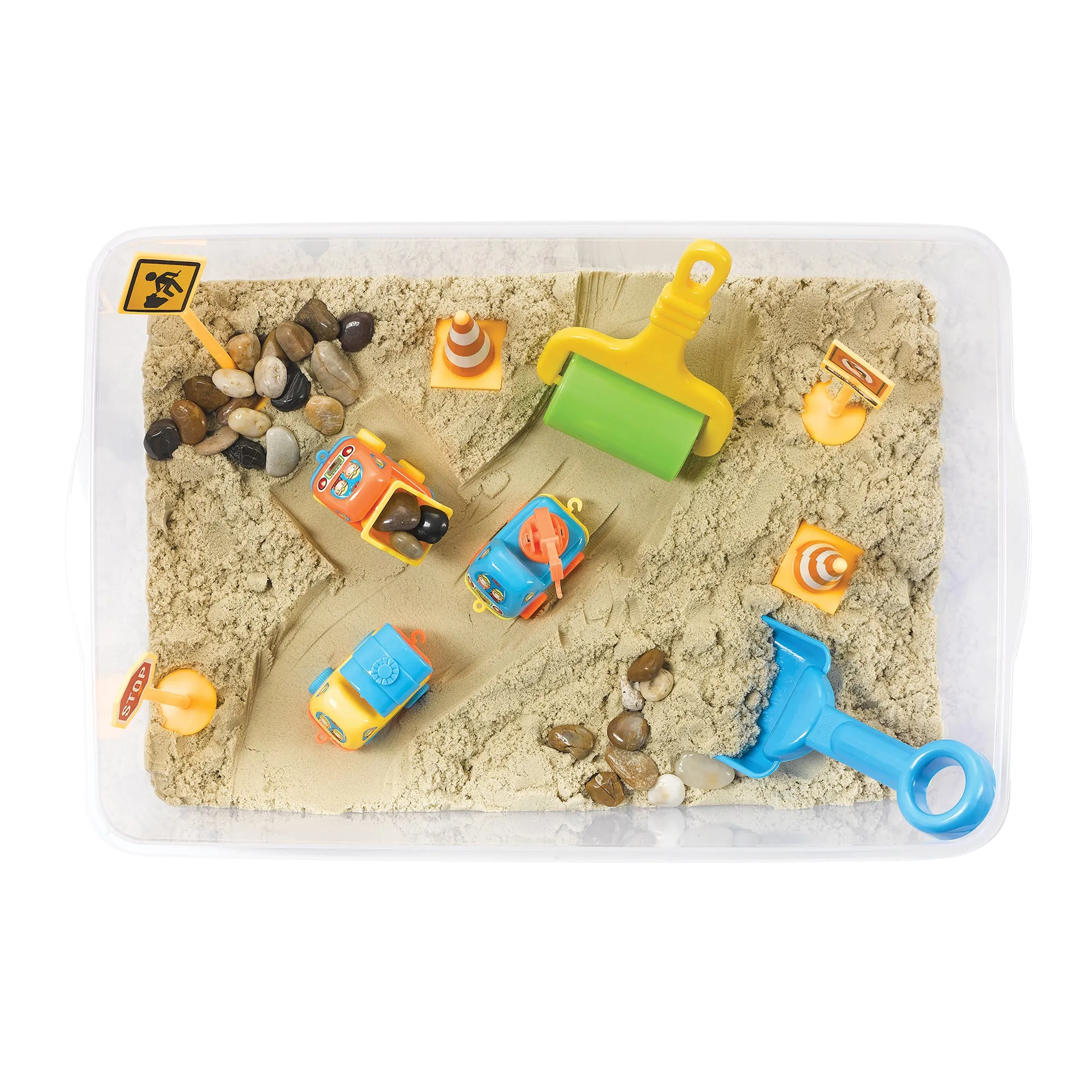 Creativity for Kids Sensory Bin - Construction Zone