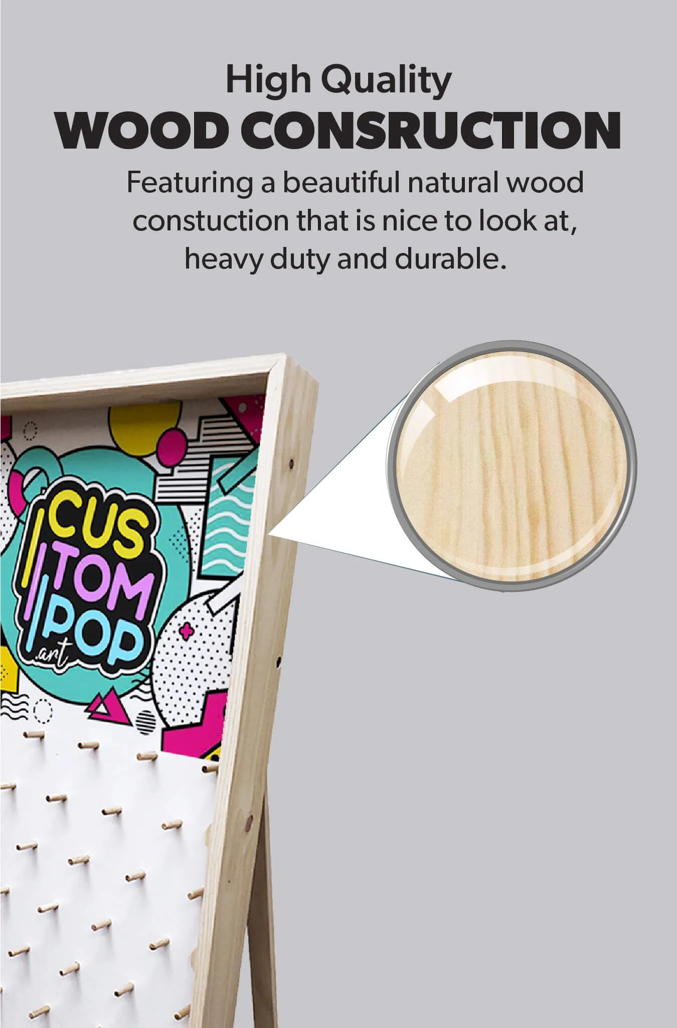 Custom Disk Drop Game Board