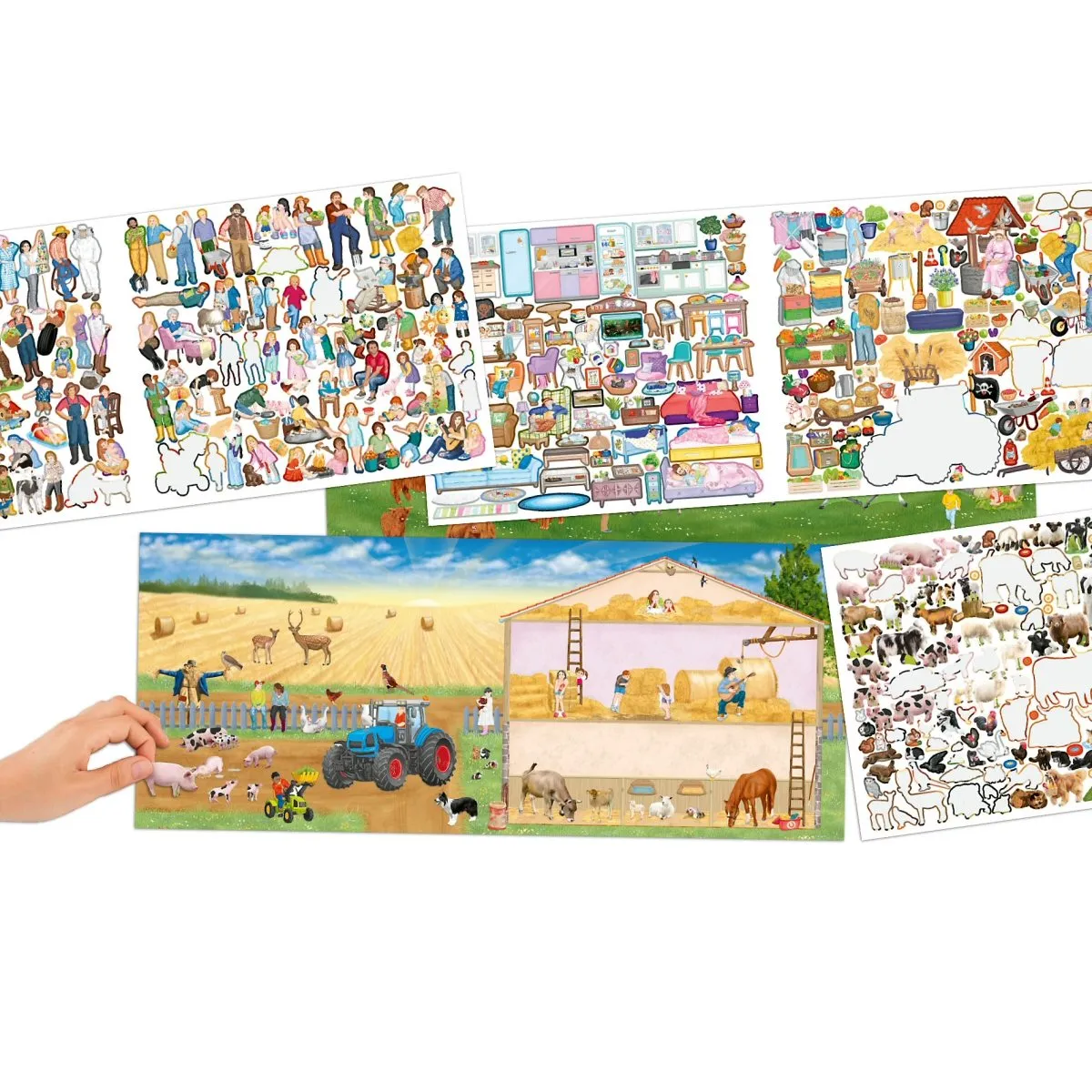 Depesche Create Your Farm Sticker Book