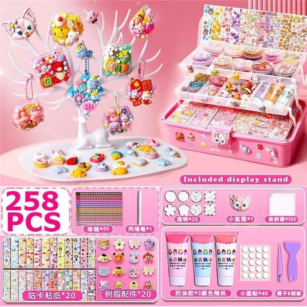 DIY Stickers and Pasting Box | 258Pcs