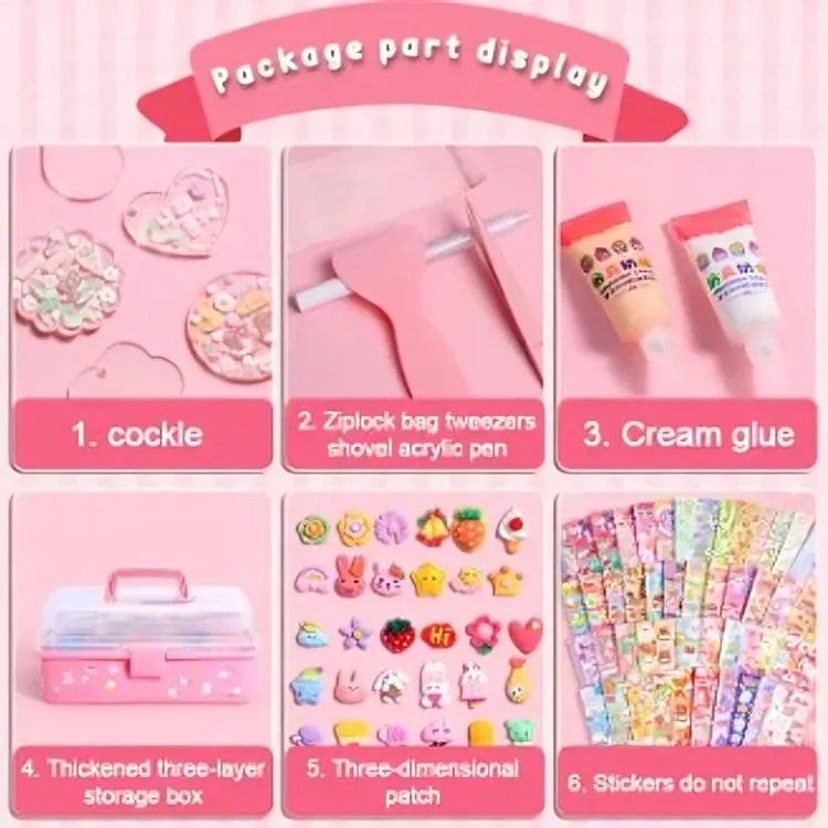 DIY Stickers and Pasting Box | 258Pcs