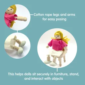 Doll Family - Light Skin Tone - Blonde Hair