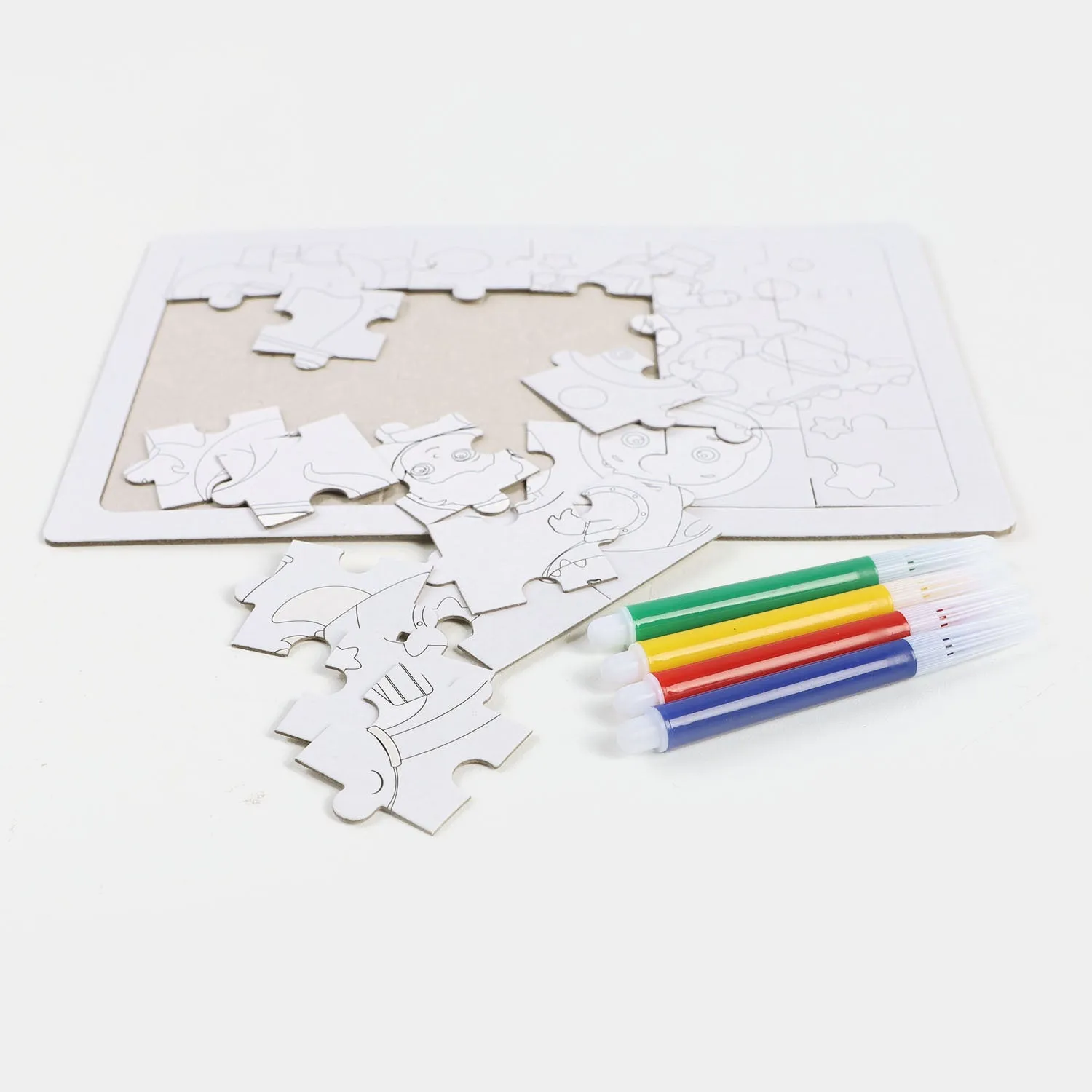 Educational Puzzle Drawing For Kids