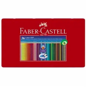 Faber-Castell Colour Grip Pencils - Tin of 36