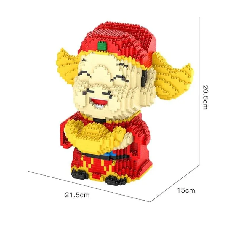 Get lucky With Our Golden Nugget Lucky Cat And Lucky Man Nano Building Set