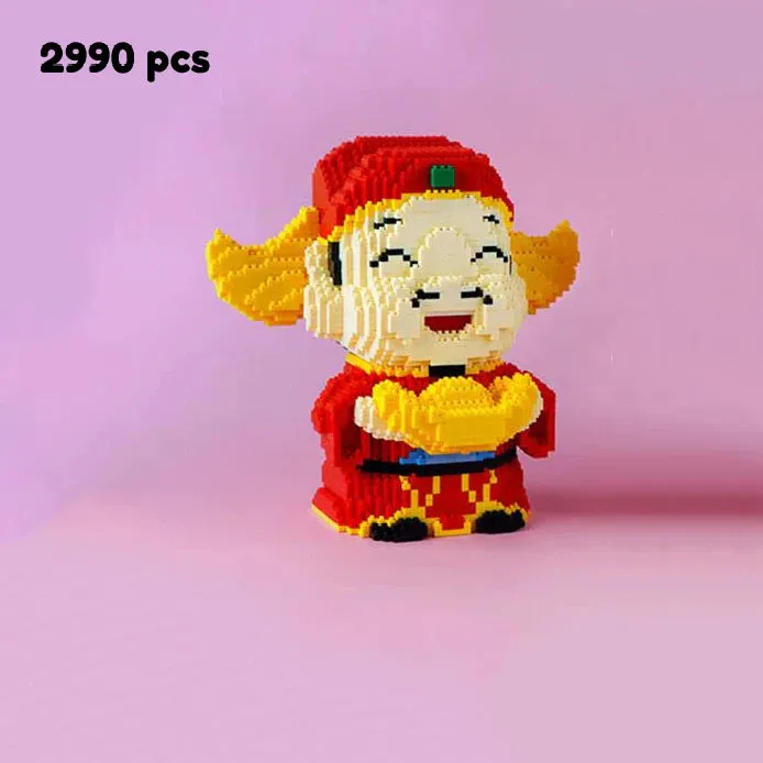 Get lucky With Our Golden Nugget Lucky Cat And Lucky Man Nano Building Set