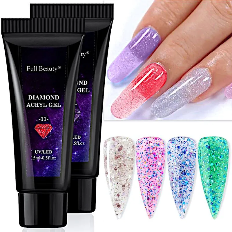 Glitter Diamond PolyGel - Gel In A Tube