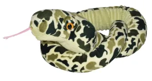 Green Camo Snake Stuffed Animal - 54"