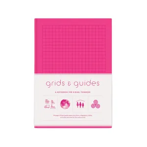 Grids And Guides Pink Notebook