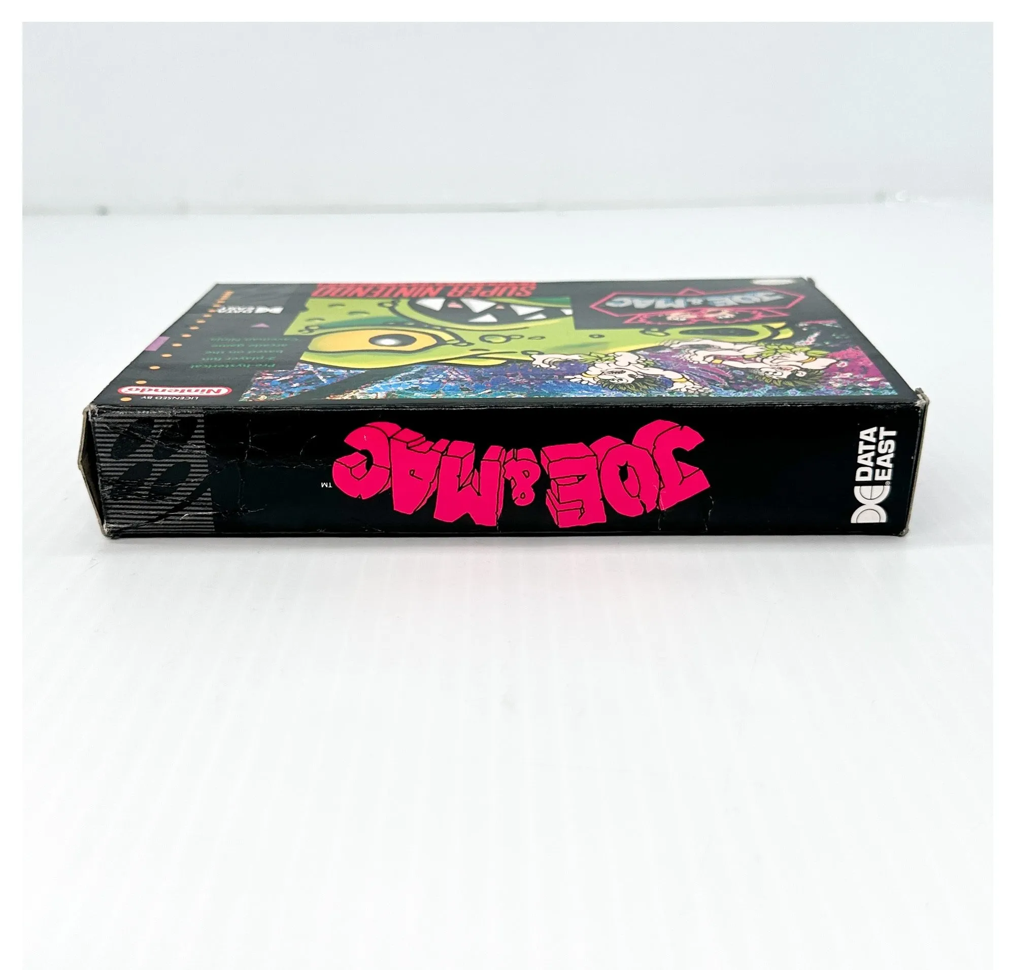 Joe & Mac - SNES Game - Complete in Box - Great Condition!