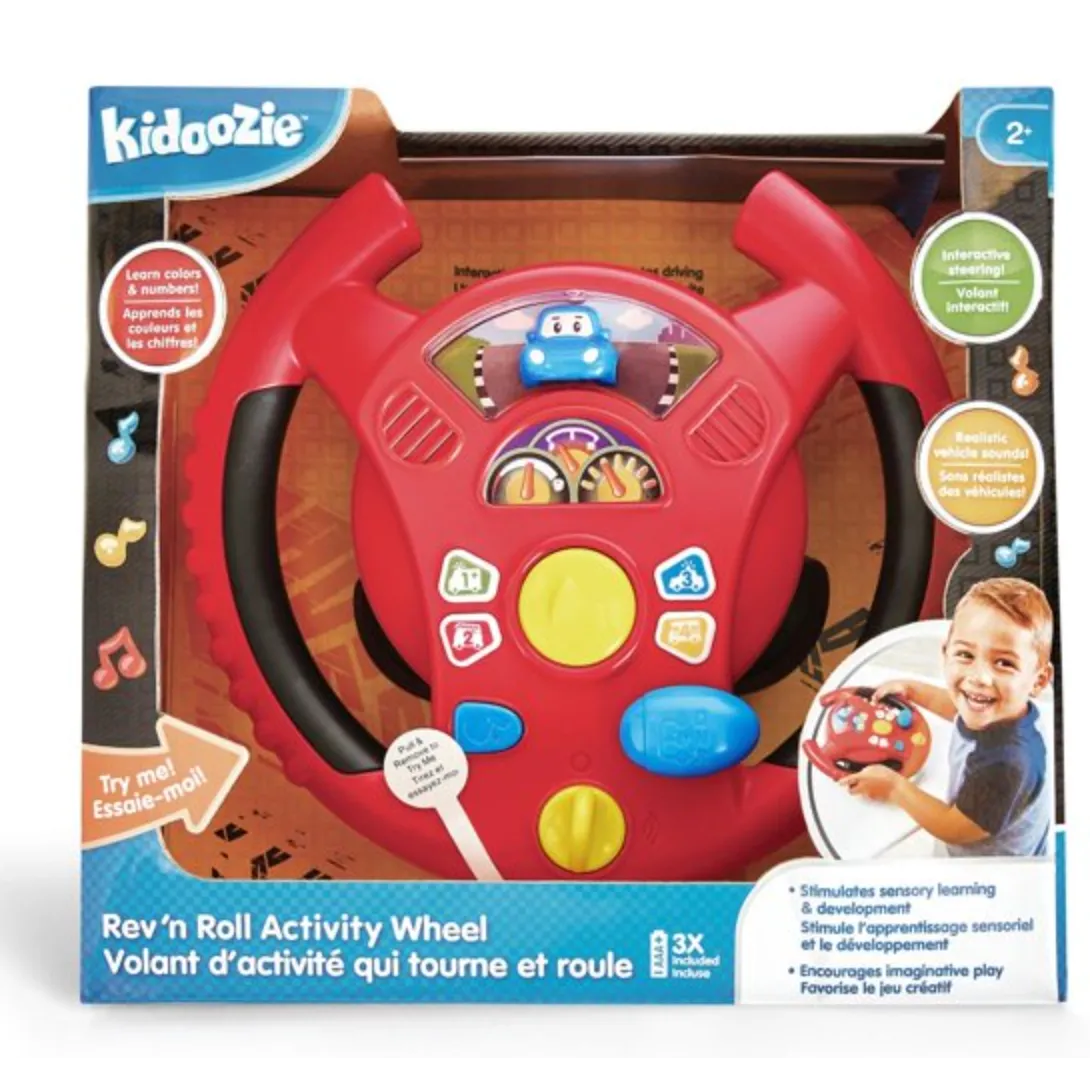 Kidoozie Rev 'N Learn Activity Wheel