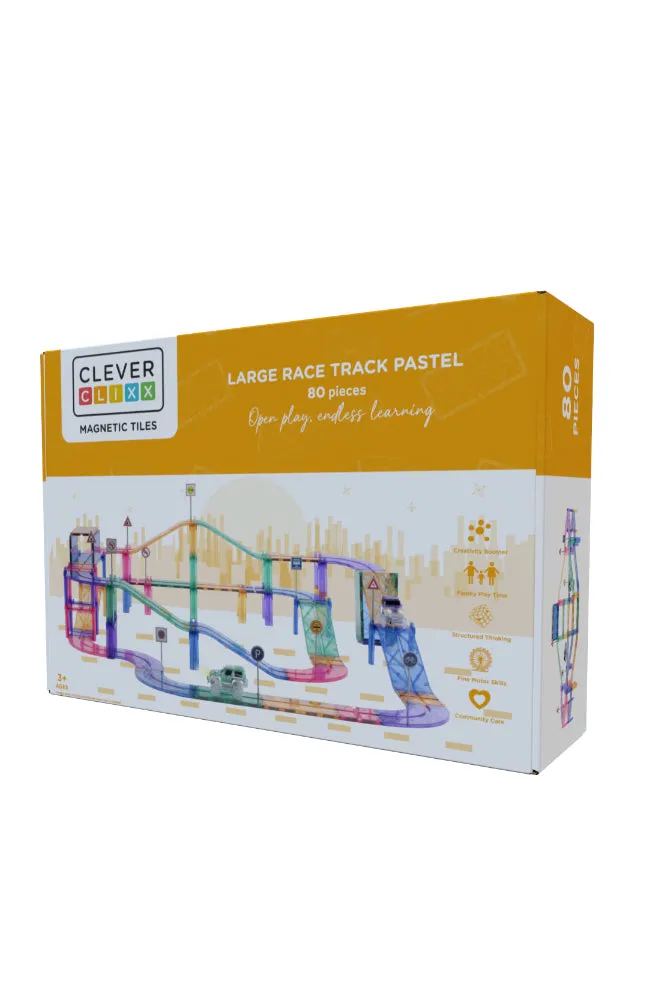 Large Race Track Pastel / 80 pc