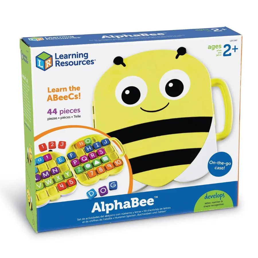 Learning Resources - AlphaBee: Fun ABCs, 123s, and Shapes Activity Set