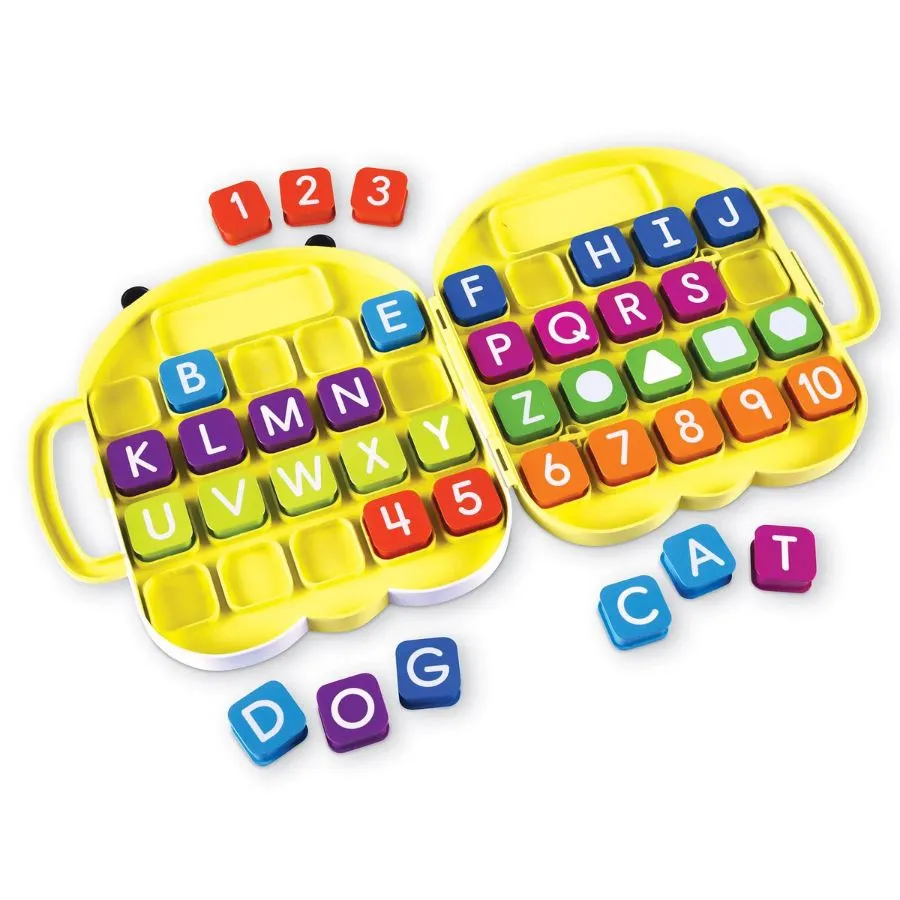 Learning Resources - AlphaBee: Fun ABCs, 123s, and Shapes Activity Set