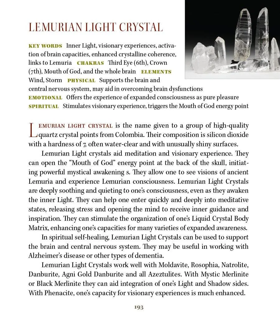 Lemurian Quartz 'ERA of LIGHT' Multi Dimensional Crystal