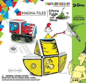 Magna-Tiles CreateOn Dr. Seuss Green Eggs & Ham 21-Piece Set