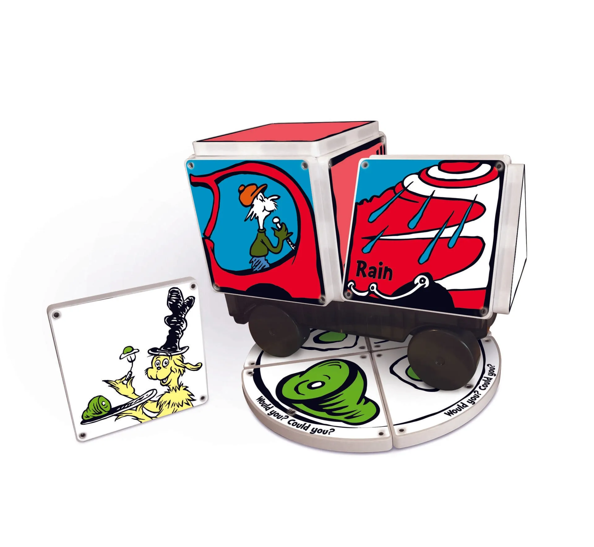 Magna-Tiles CreateOn Dr. Seuss Green Eggs & Ham 21-Piece Set