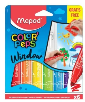 Maped Color Peps Felt tip Window   Cloth
