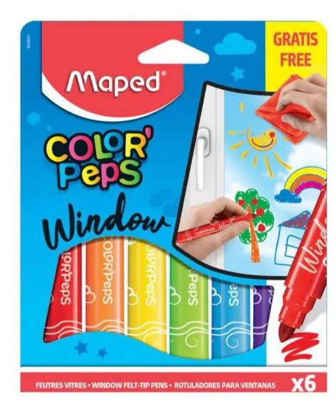 Maped Color Peps Felt tip Window   Cloth