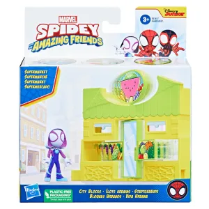 Marvel Spidey And His Amazing Friends City Blocks - Supermarket