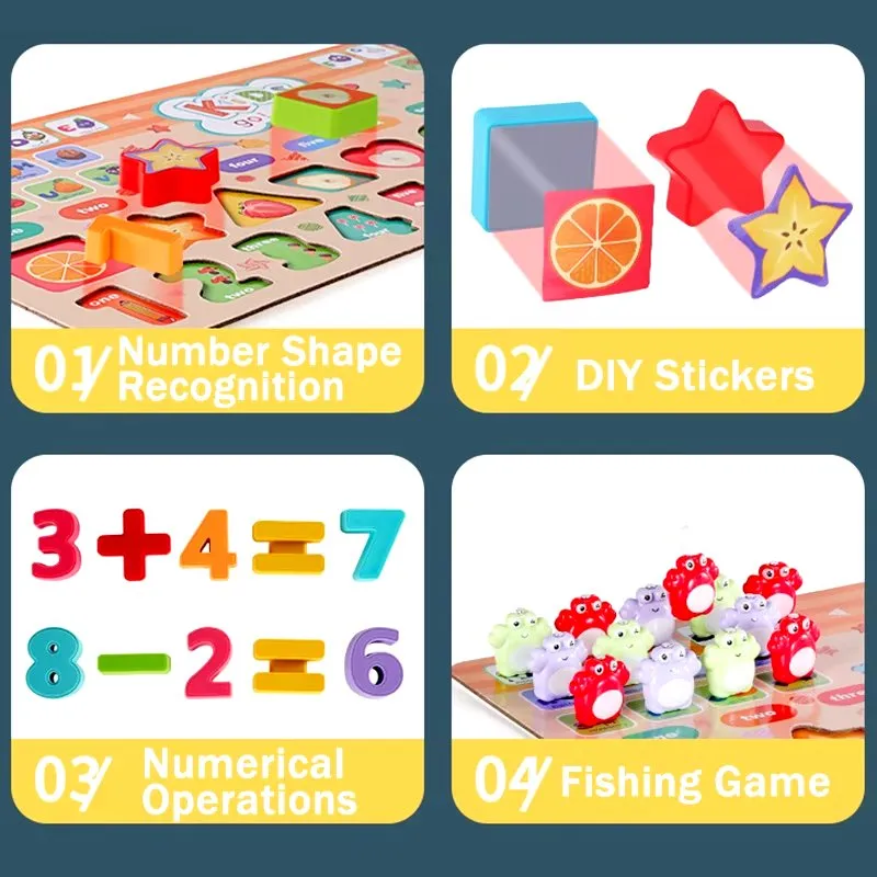 MathMaster 4-in-1 Balance Learning Game