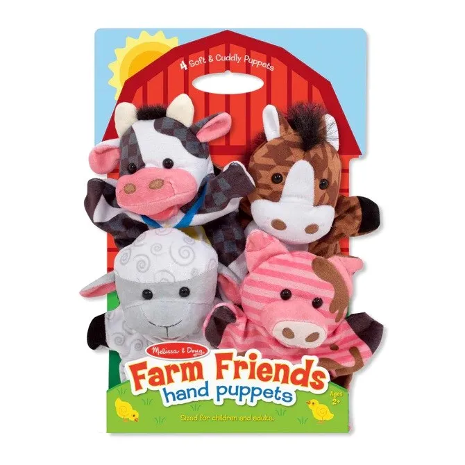 Melissa and Doug Farm Friends Hand Puppets