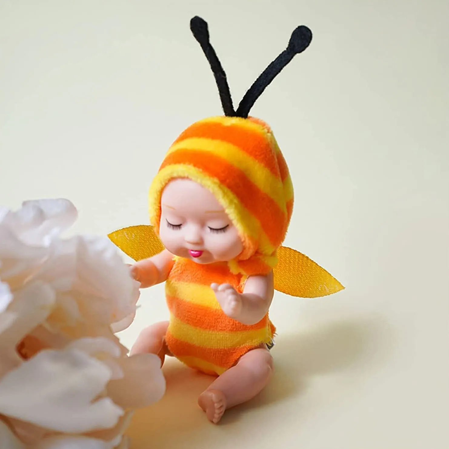 Mini Reborn Baby Doll Adorable Washable Realistic Toy for Holidays