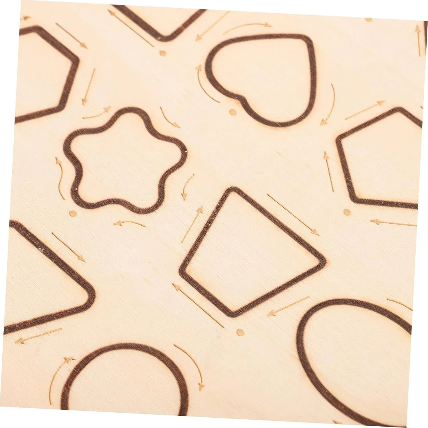 Montessori Double-Sided Number and Shapes Tracing Board - 324