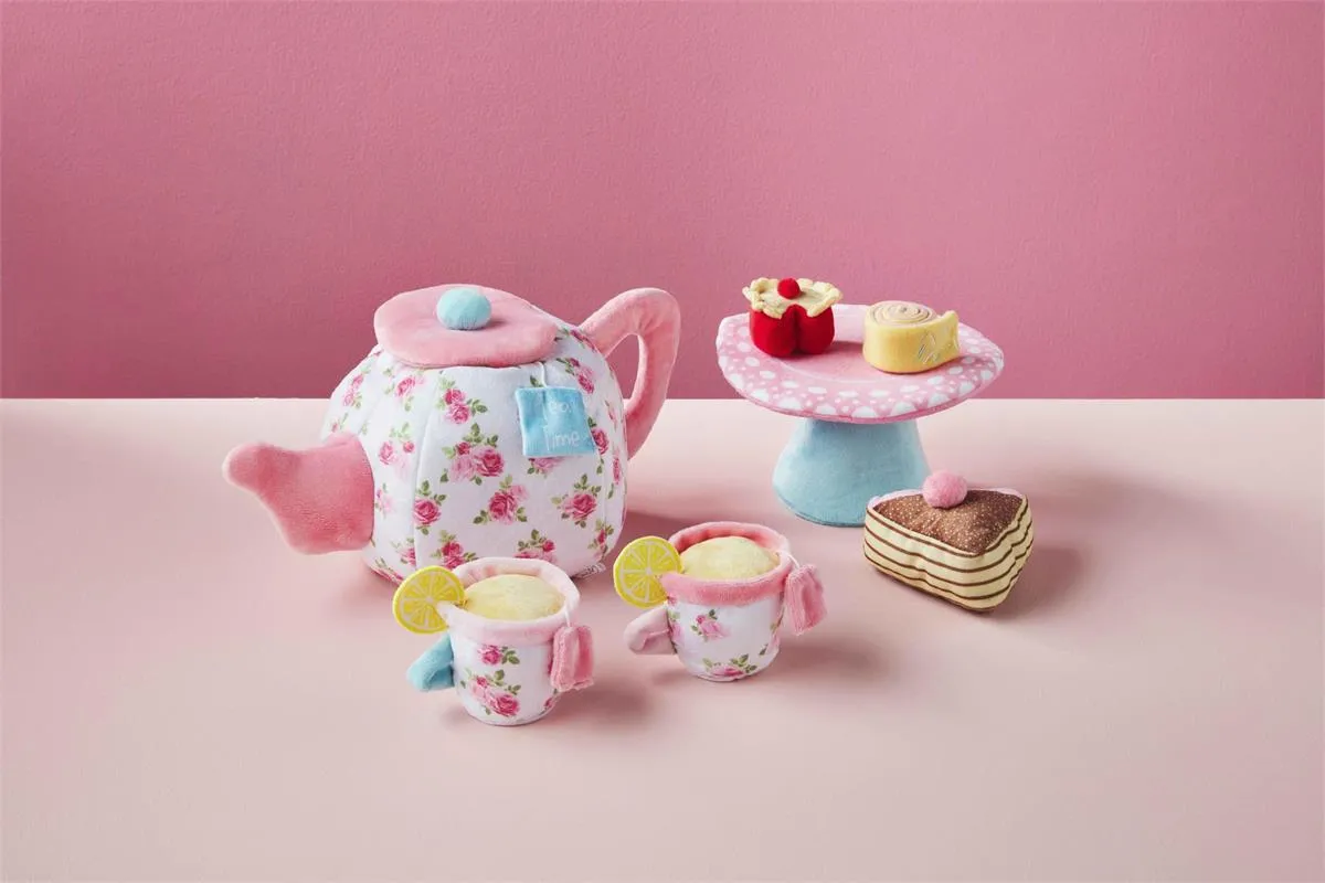 Mud Pie Tea Party Plush Set