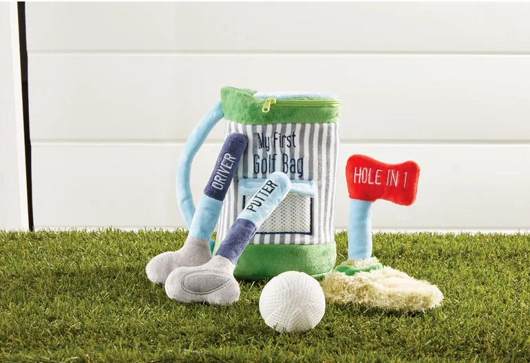 My First Golf Bag Plush Play Set