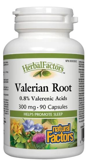 Natural Factors Valerian Root Extract (300mg) (90 Capsules)