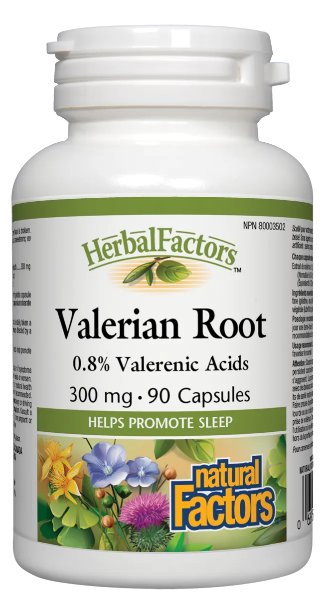 Natural Factors Valerian Root Extract (300mg) (90 Capsules)