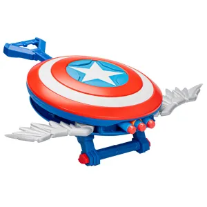 NERF Marvel Mech Strike Mechasaurs Captain America Redwing Blaster by Hasbro